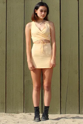 Skirt - Orange Gingham