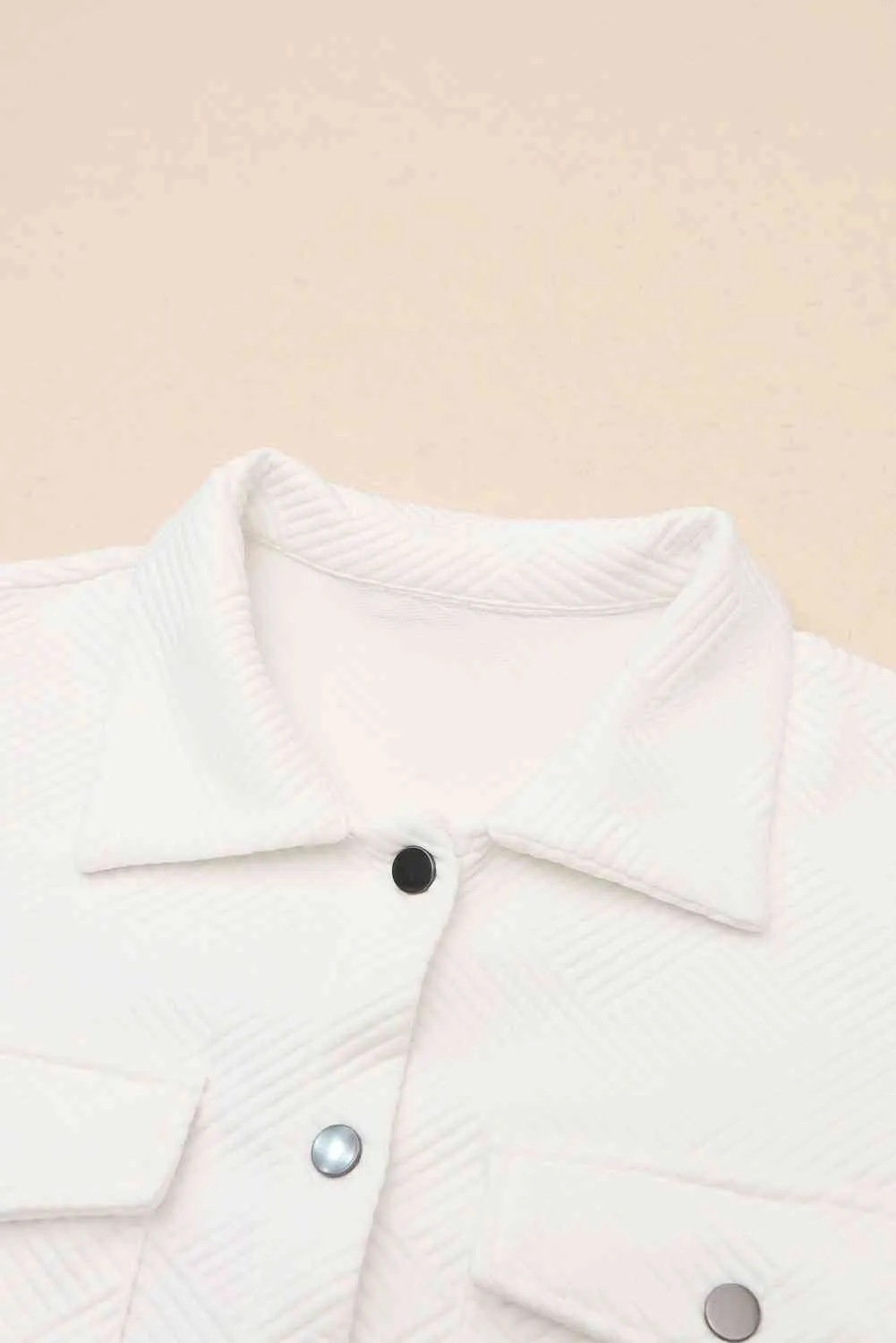 Snap Down Collared Jacket