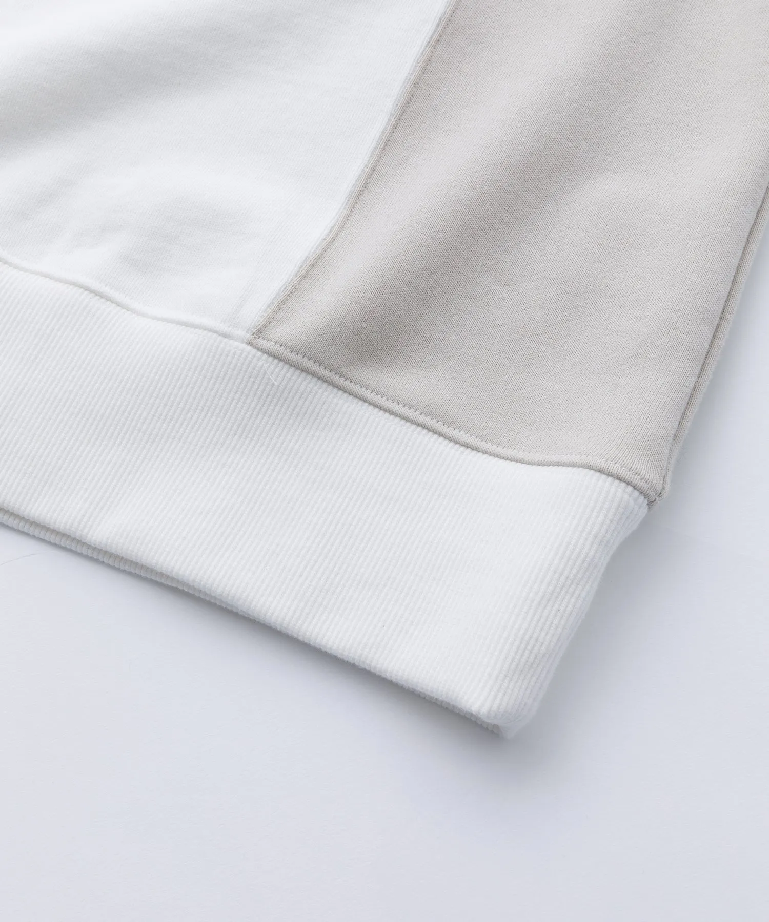 S/S COLORBLOCK HALF ZIP-UP SWEAT