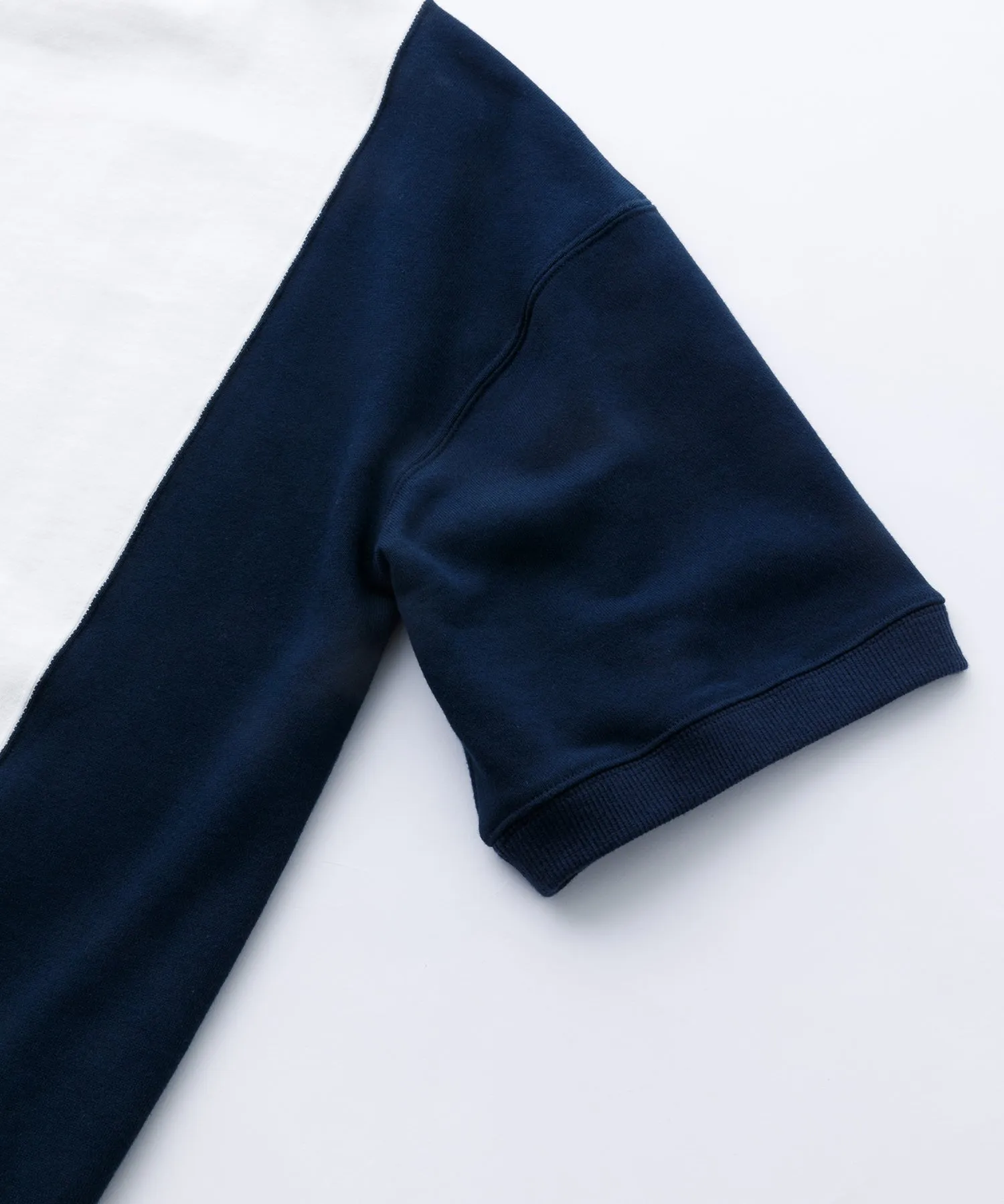 S/S COLORBLOCK HALF ZIP-UP SWEAT