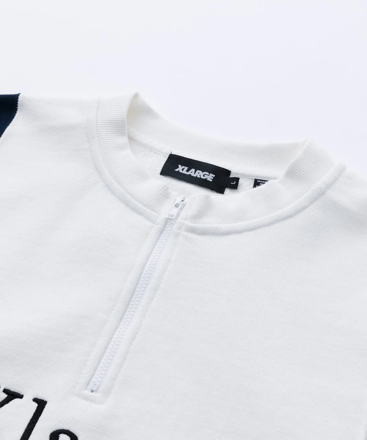 S/S COLORBLOCK HALF ZIP-UP SWEAT