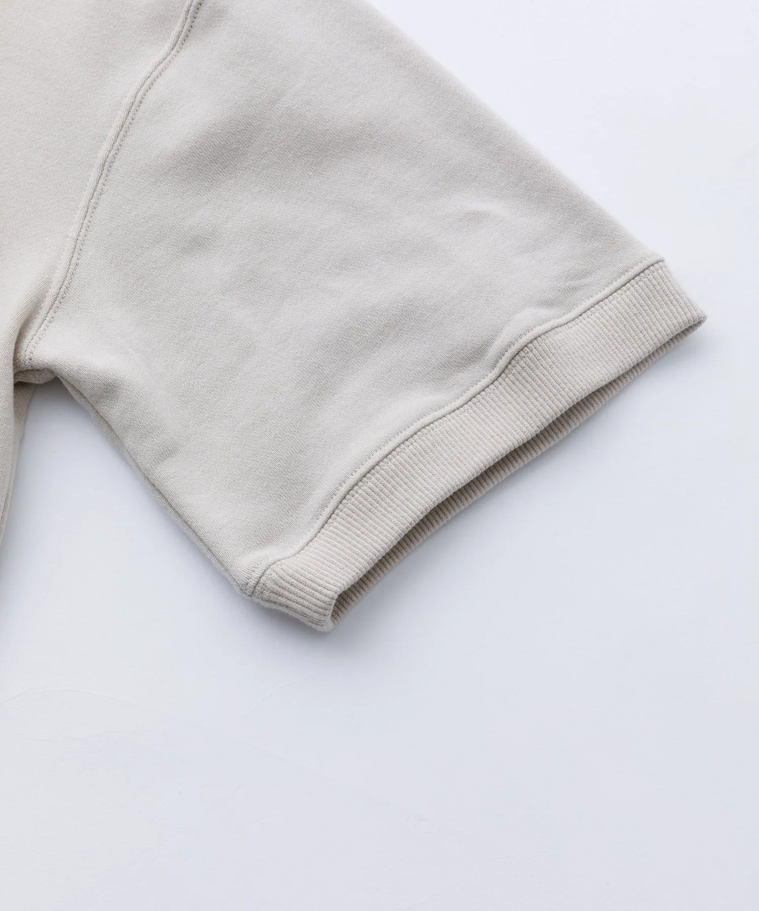 S/S COLORBLOCK HALF ZIP-UP SWEAT