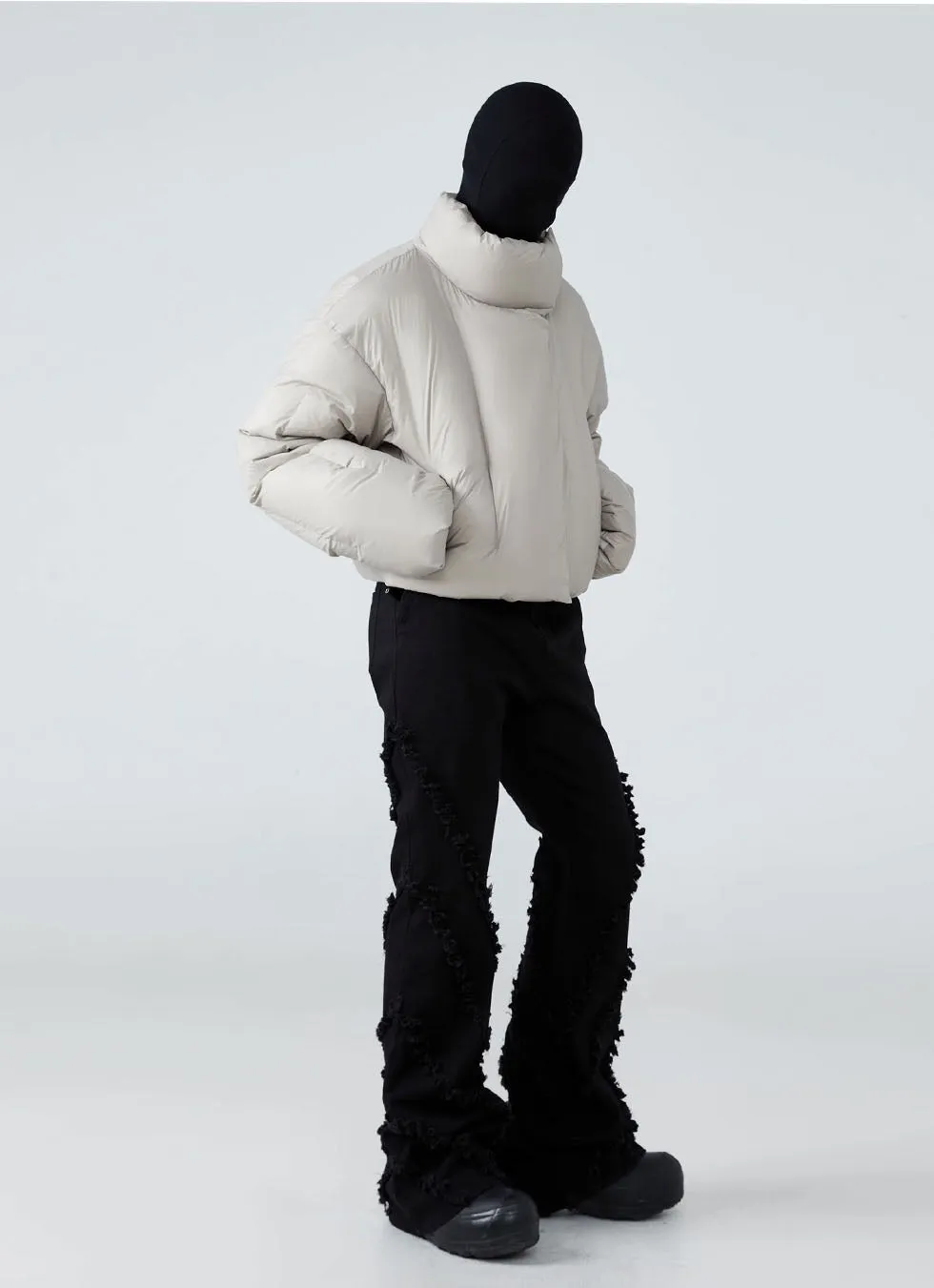 Stand collar duck down jacket