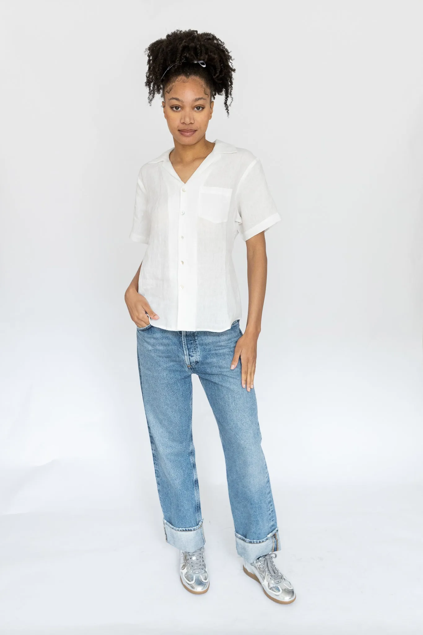 Stella Linen Blouse