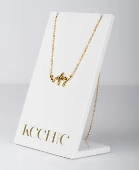The Better Half "Wifey" Necklace