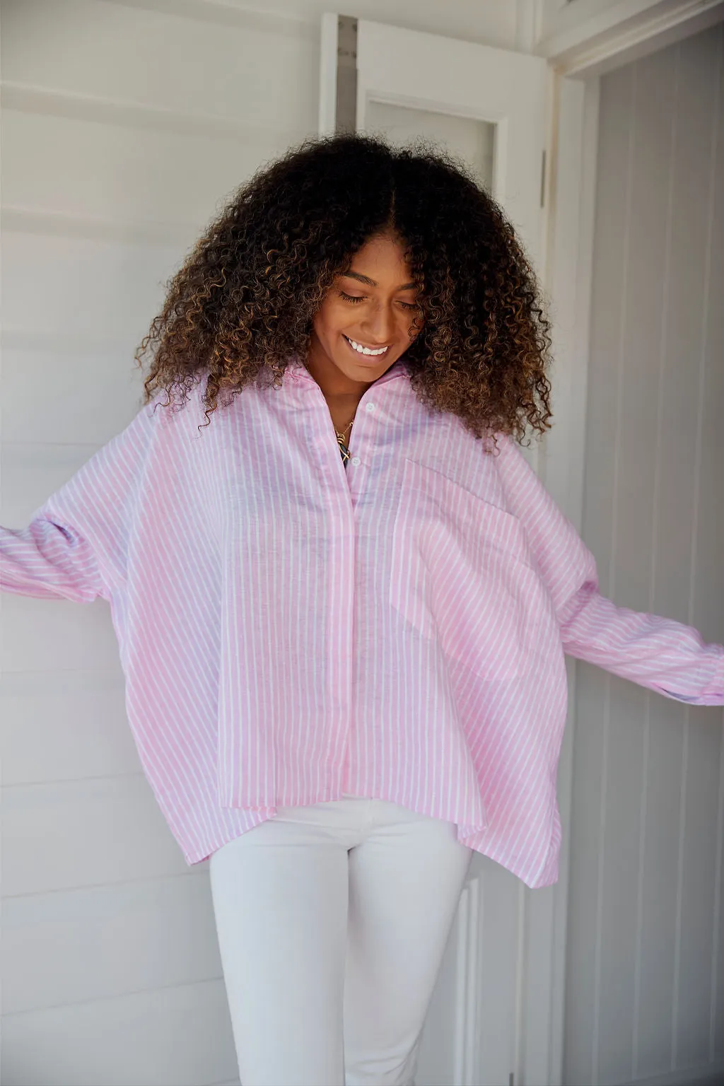 The Cate Shirt - Linen