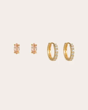 The Champagne Chic set - gold plated
