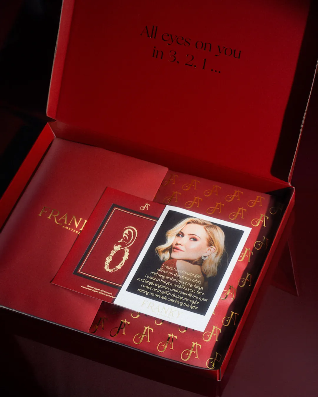 The Champagne Chic set - gold plated