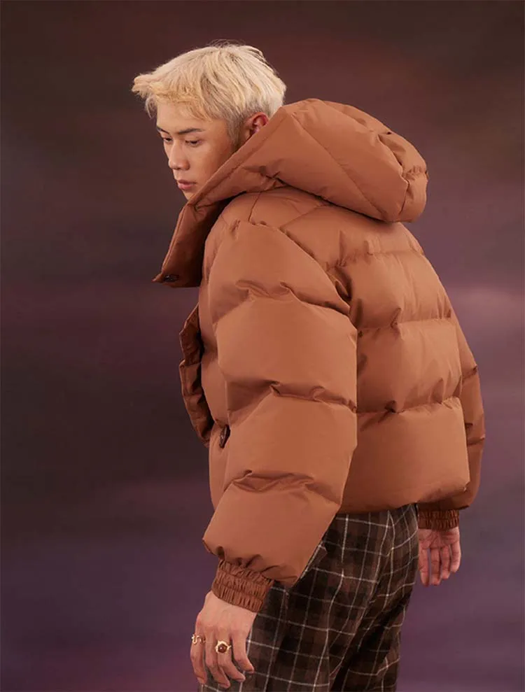 Unisex Big Button Down Jacket