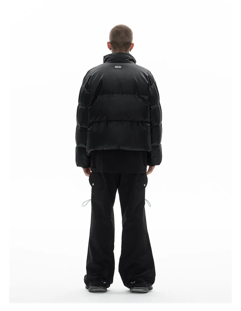 Unisex Splicing Design Down Jacket