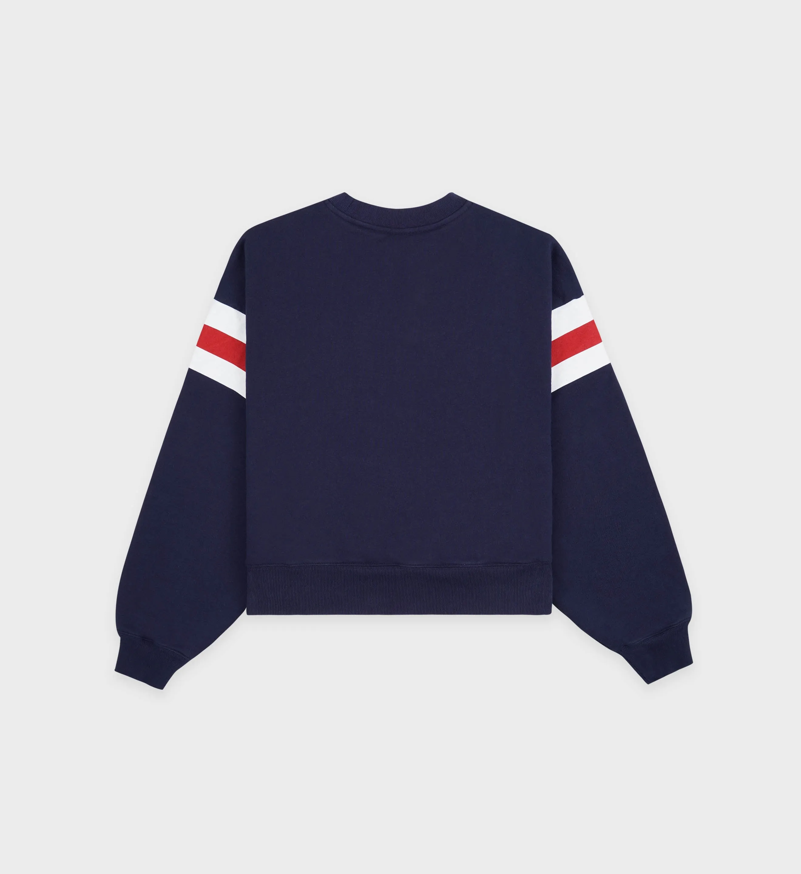 Wellness Ivy Rugby Crewneck - Navy/Red/White