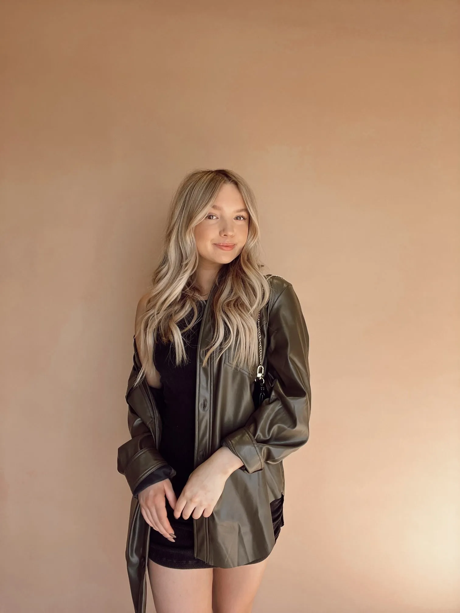 Westin Leather Shacket