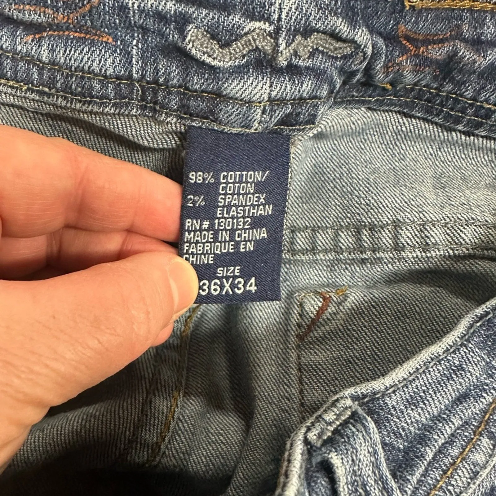 WORN Casual Blue Denim Pants