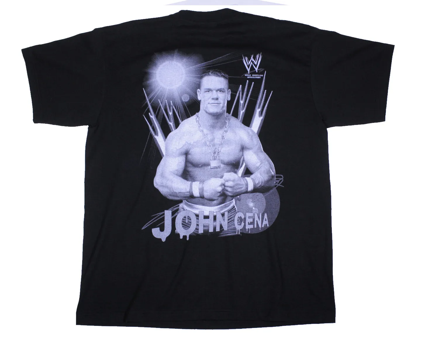 WWE JOHN CENA CHAIN GANG T-SHIRT LG