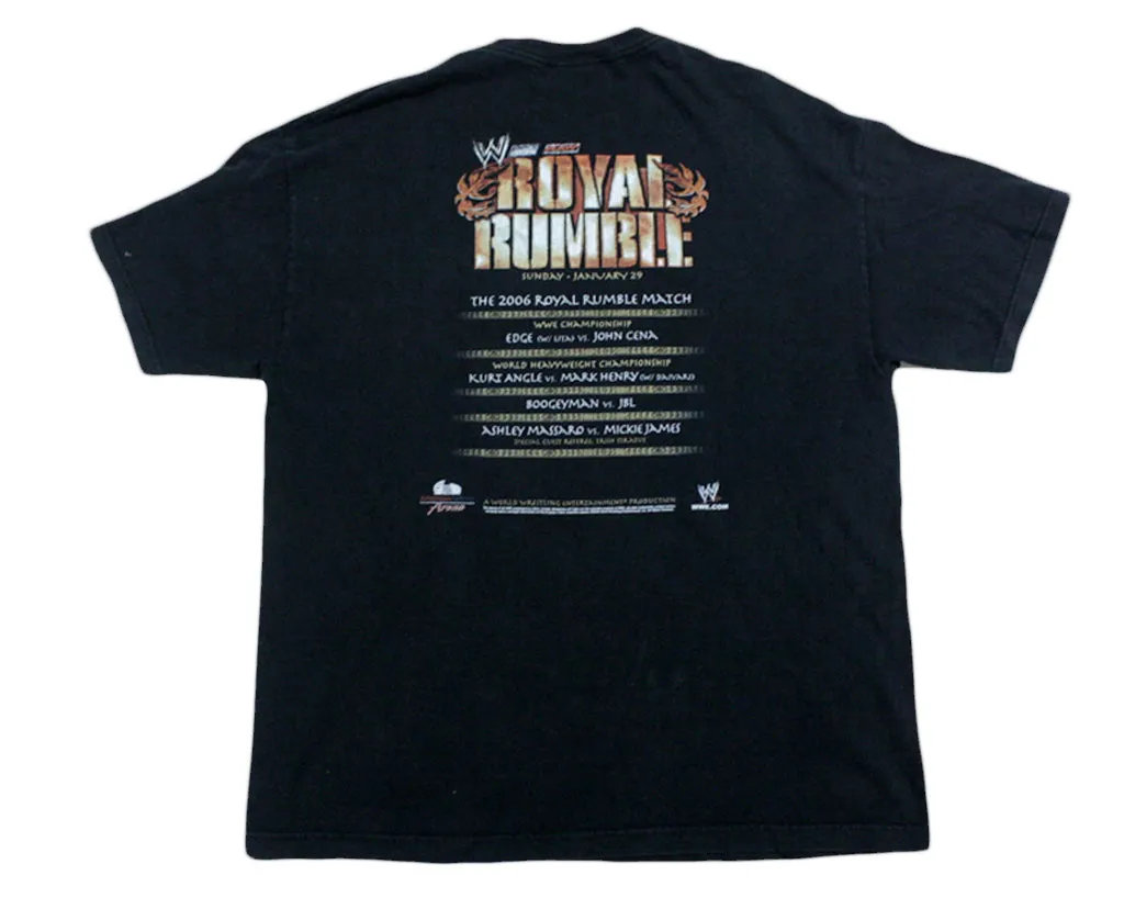WWE ROYAL RUMBLE 2006 T-SHIRT XL