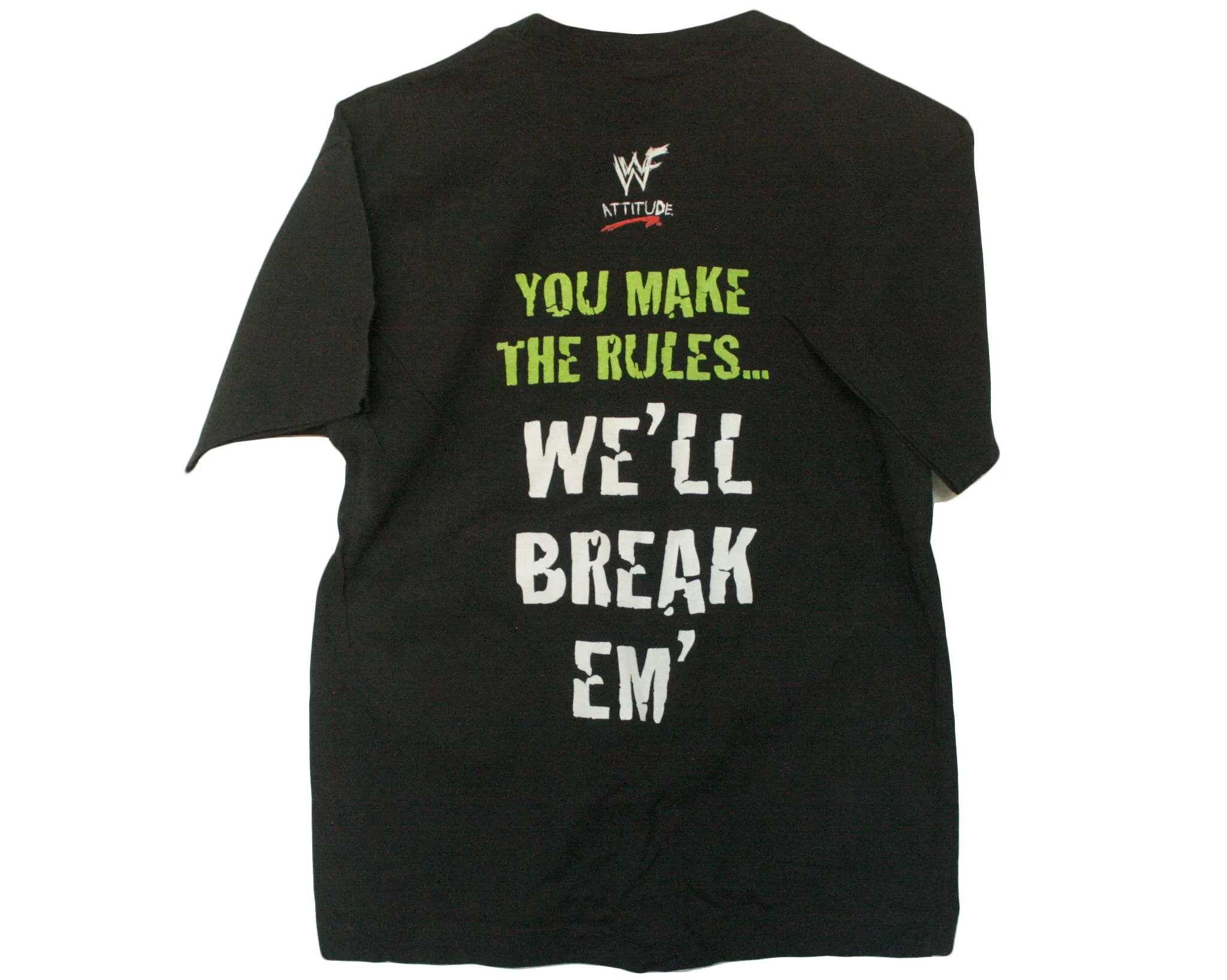 WWF NEW AGE OUTLAWS WANTED T-SHIRT SMALL / YOUTH MED